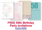 free 50th birthday party invitations