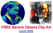 free Barack Obama clip art