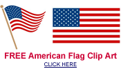 free 

American flag clip art