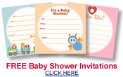 free printable baby shower invitations