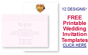 free printable wedding invitations