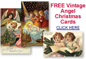 free vintage Christmas angel cards
