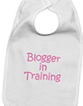 Blogger in Training Bib