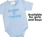 Blogger in Training Onesie